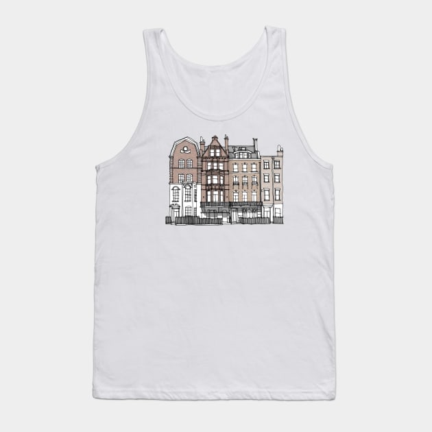 Marylebone 'Four Sisters' London UK Tank Top by MARKDONNELLYILLUSTRATION